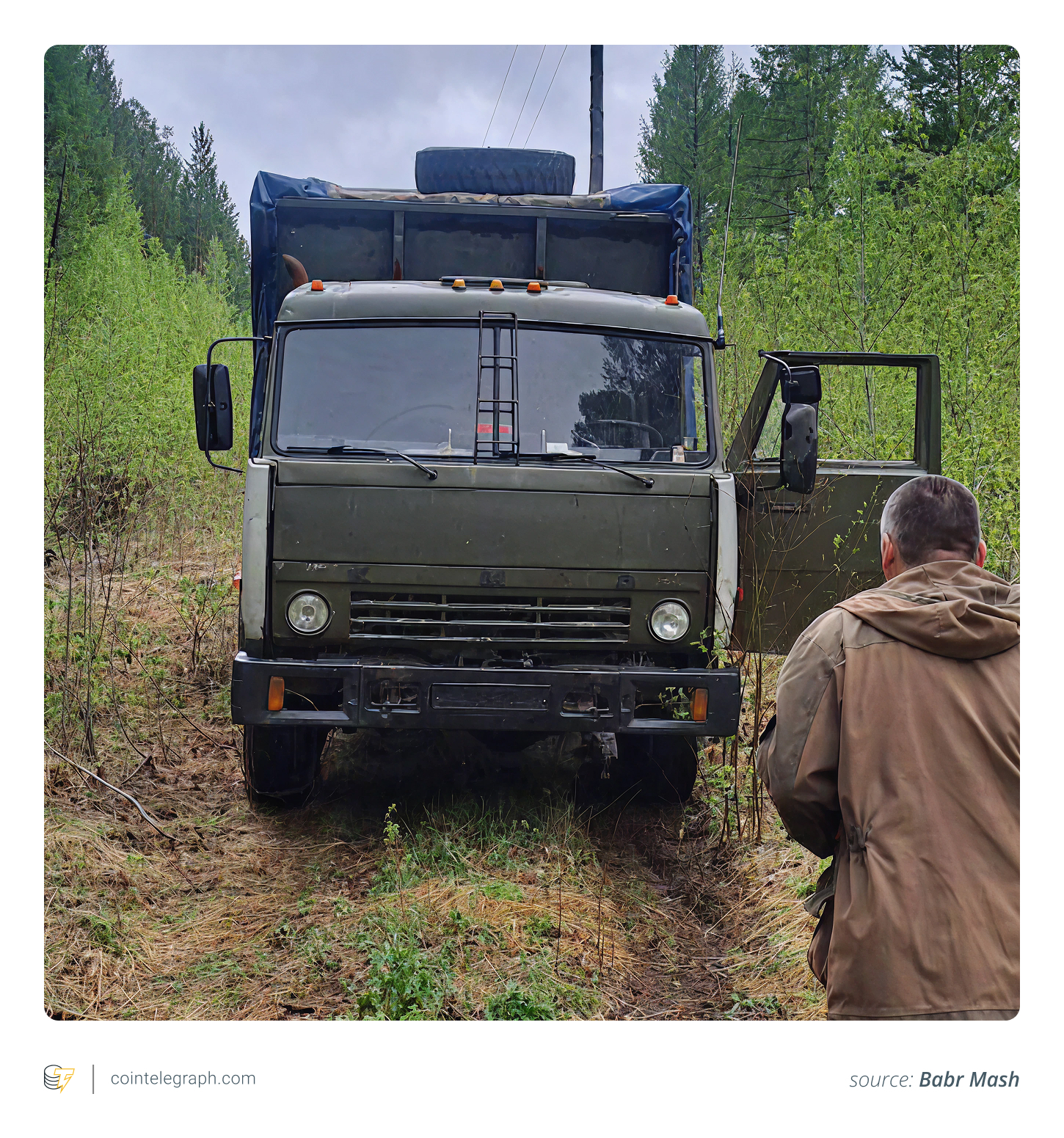 Illegal crypto miners were using a truck in a Russian province for their activities Illegal crypto miners were using a truck in a Russian province for their activities