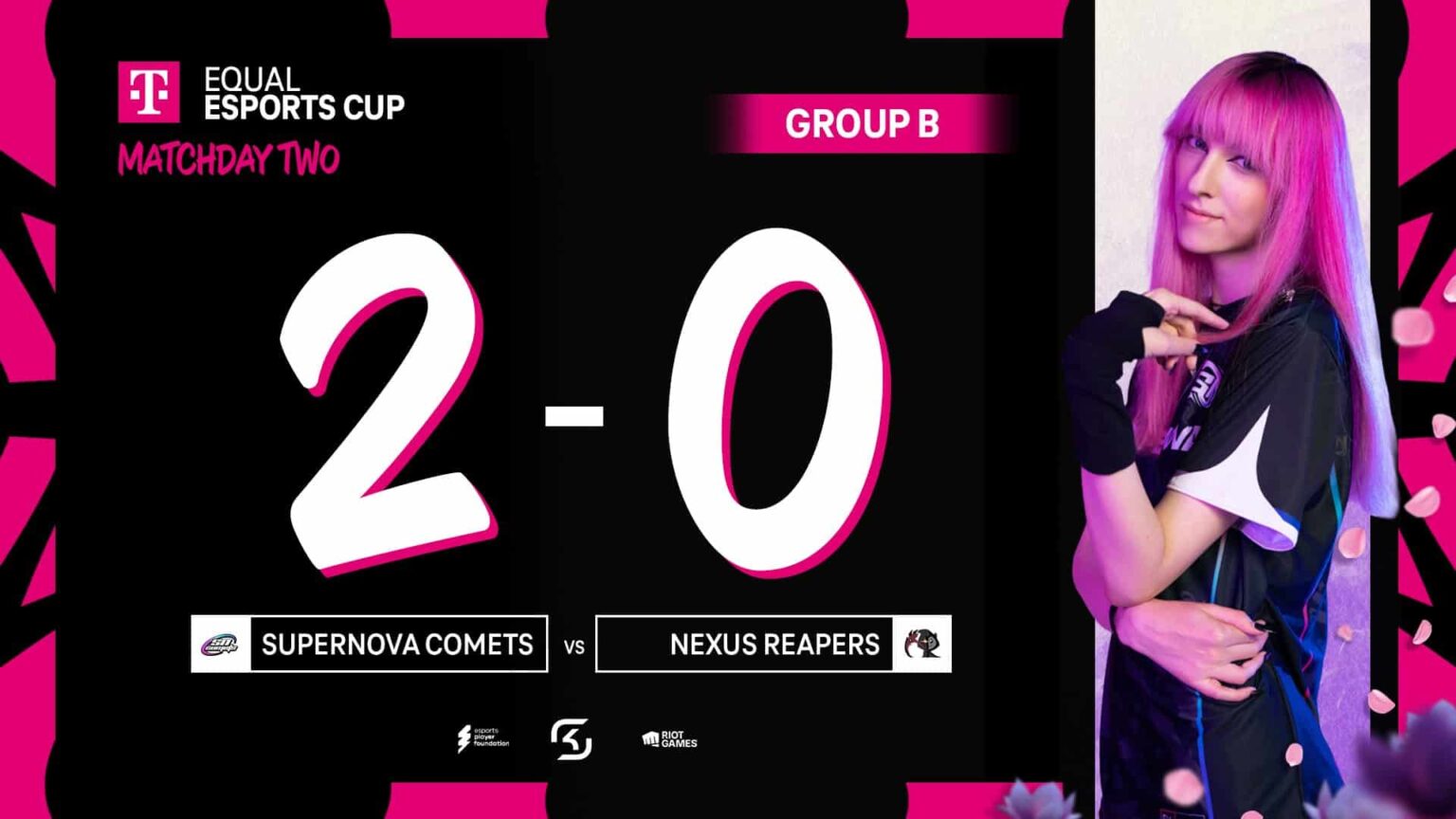 Female British player takes down veterans at Equal Esports Cup