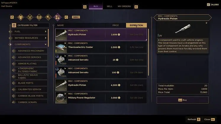 Where to find Complex Machinery in Dune: Awakening