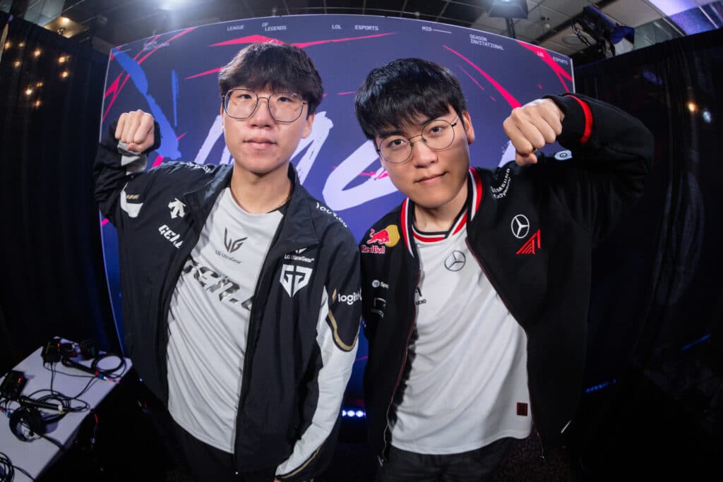 GenG Ruler and T1 Gumayusi MSI 2025