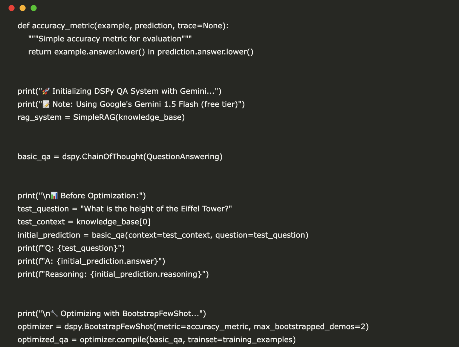 A Coding Guide to Build Modular and Self-Correcting QA Systems with DSPy
