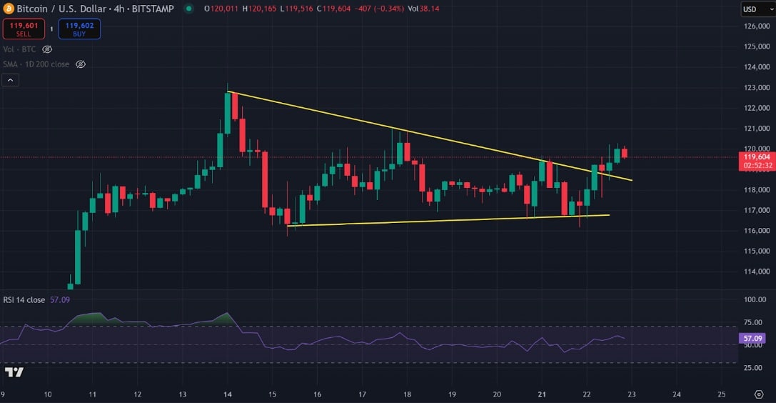 Bitcoin price chart July 23