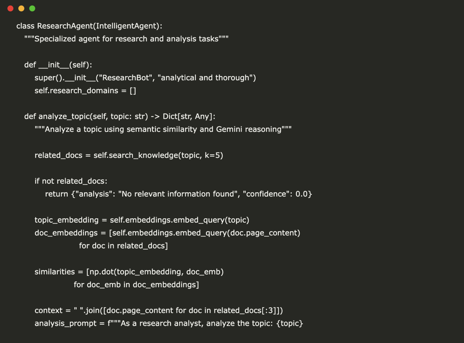 Building a Context-Aware Multi-Agent AI System Using Nomic Embeddings and Gemini LLM