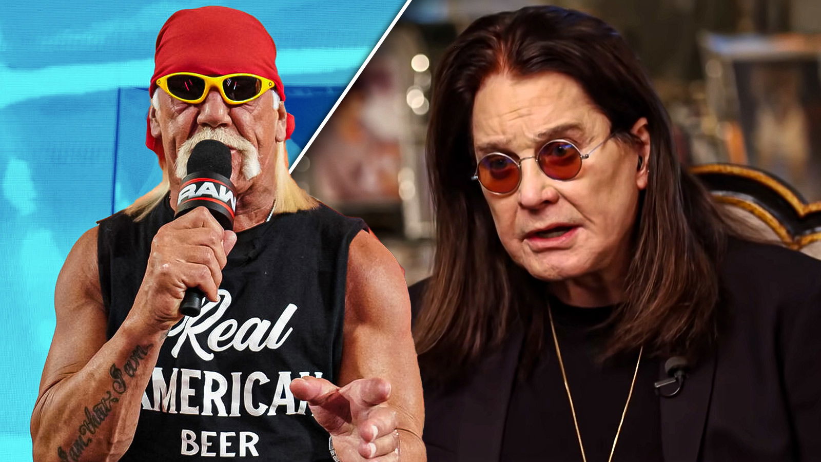 Hulk Hogan and Ozzy Osbourne 