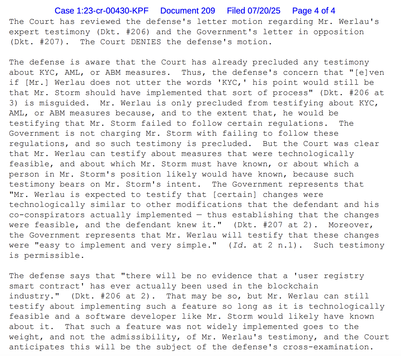 Law, Court, Crimes, Money Laundering, Tornado Cash