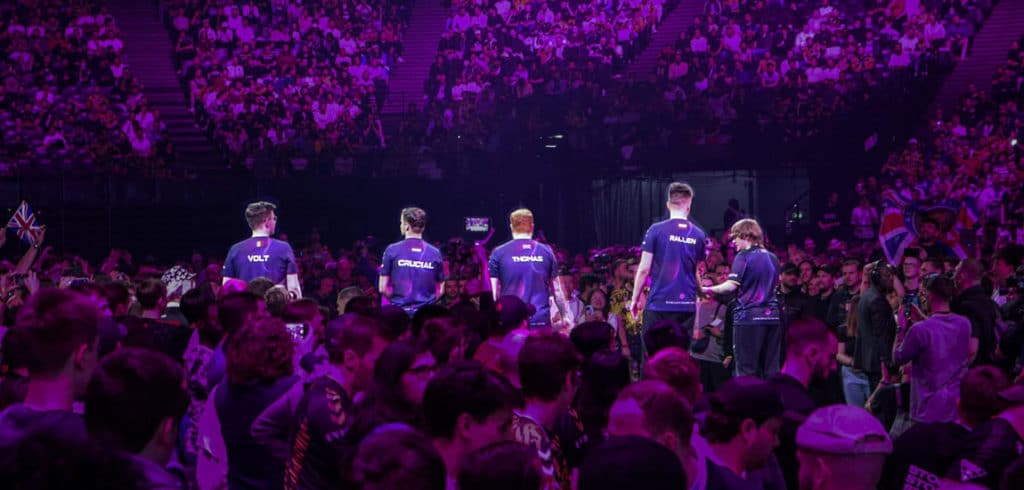 Into the Breach amongst Paris Major crowd