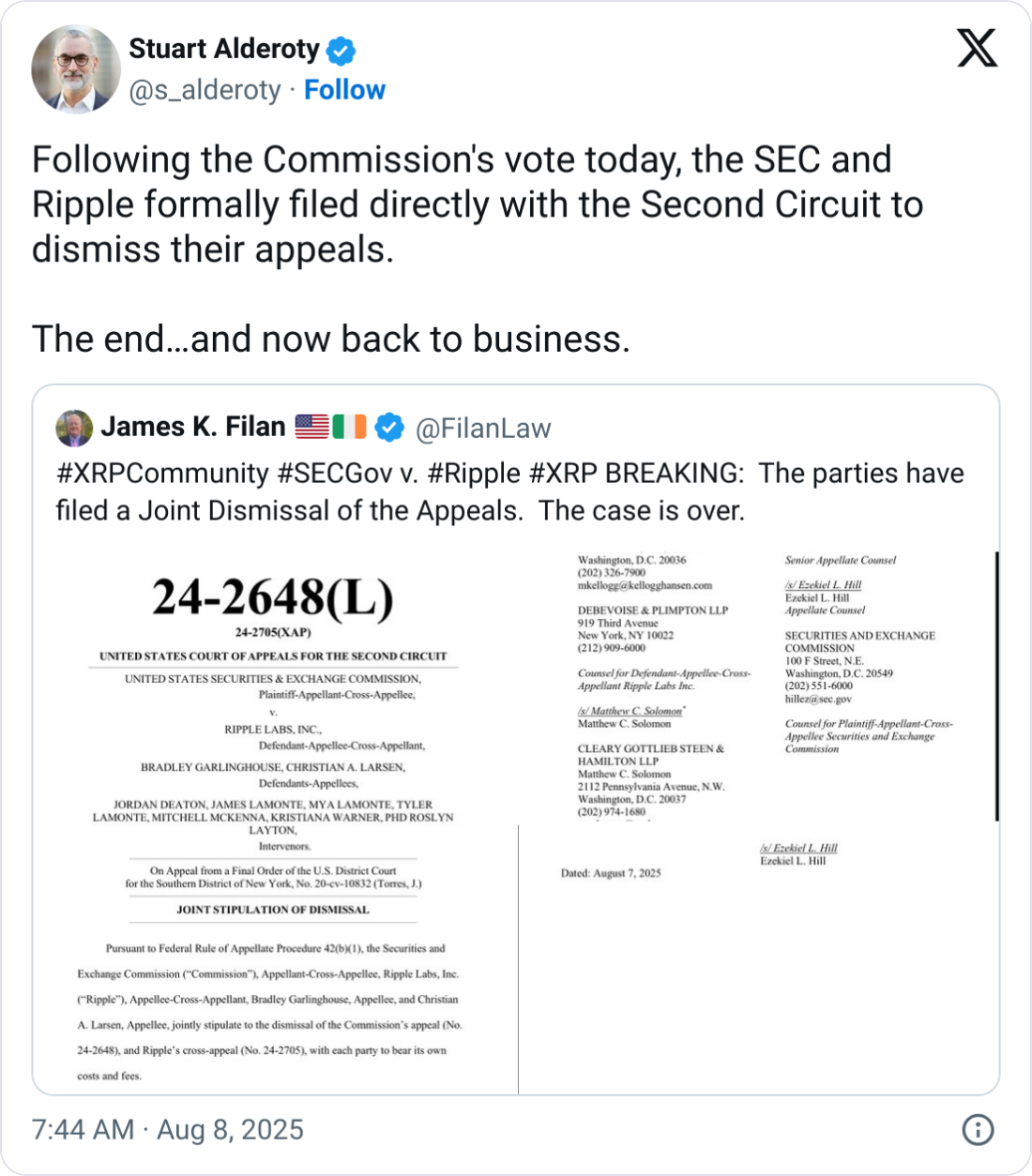 Law, Ripple, SEC, Court