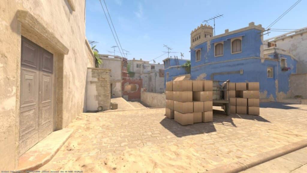 Image of mid from the Counter-Strike 2 map Mirage