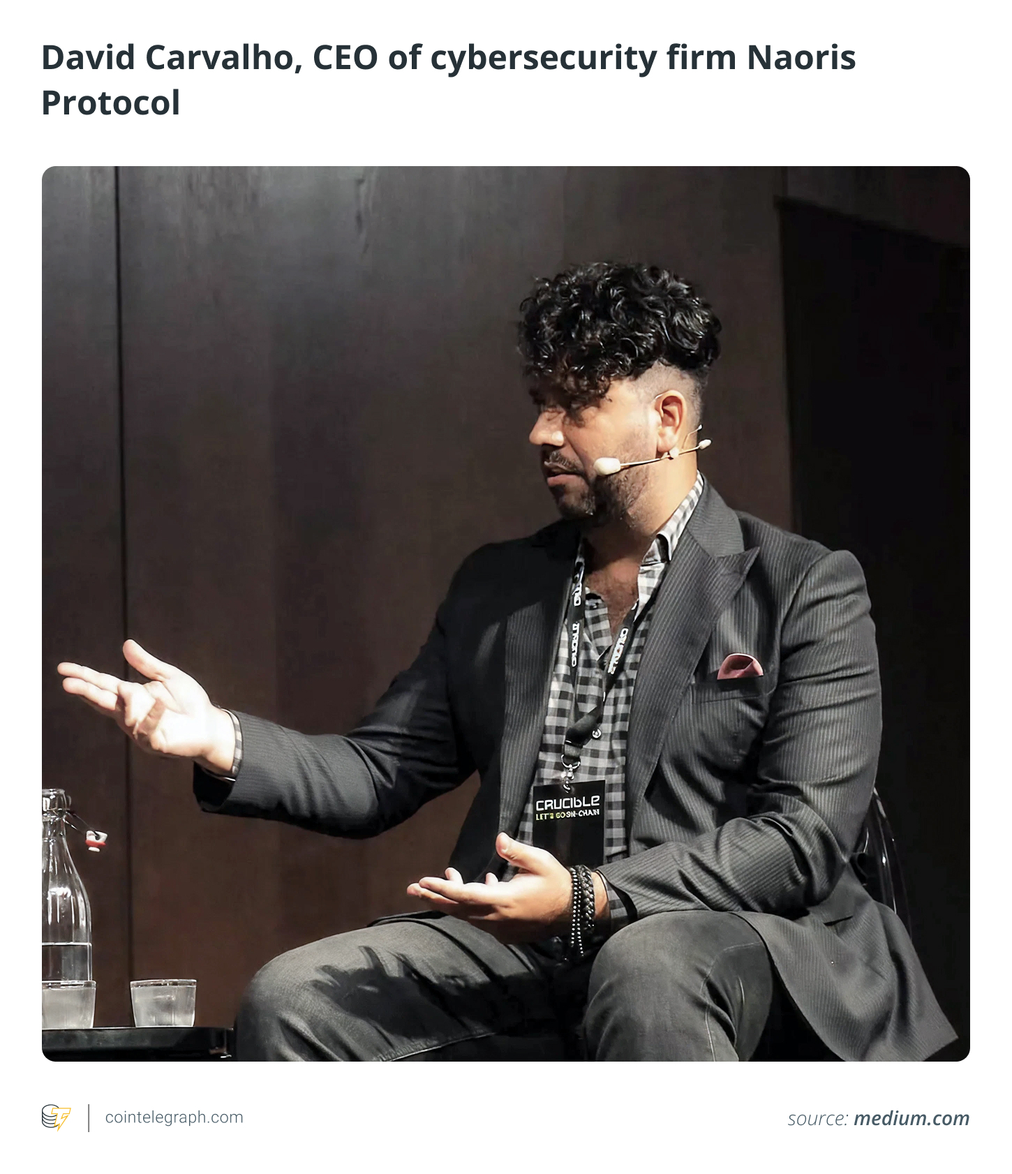 David Carvalho, CEO of cybersecurity firm Naoris Protocol