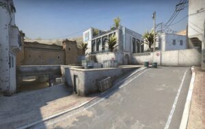 Screenshot of A Site in CS2 Map Dust 2