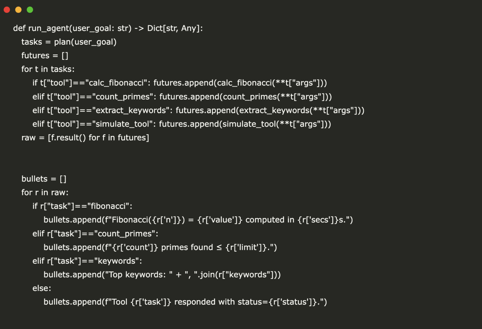 An Implementation Guide to Design Intelligent Parallel Workflows in Parsl for Multi-Tool AI Agent Execution