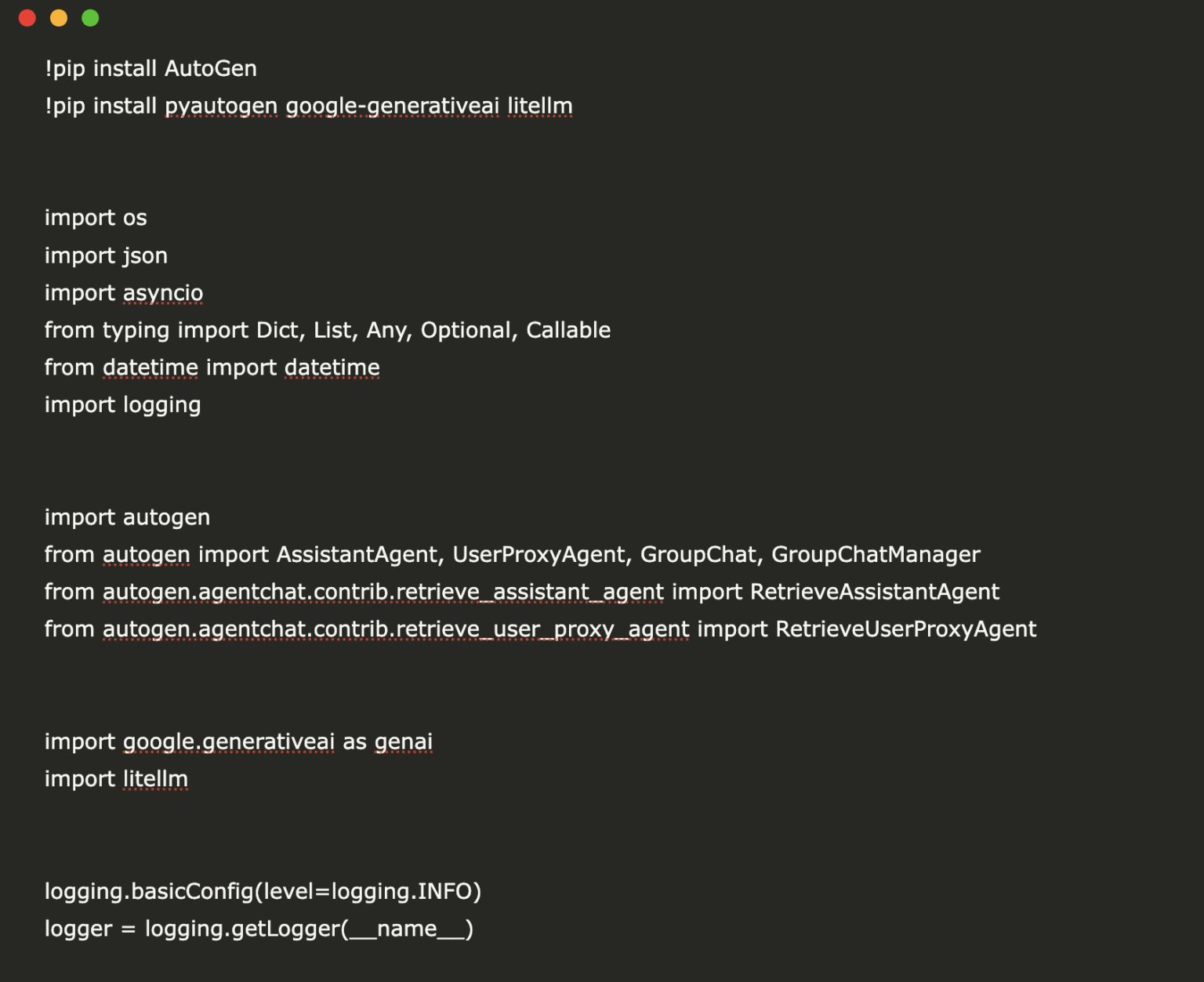 Building a Multi-Agent Conversational AI Framework with Microsoft AutoGen and Gemini API