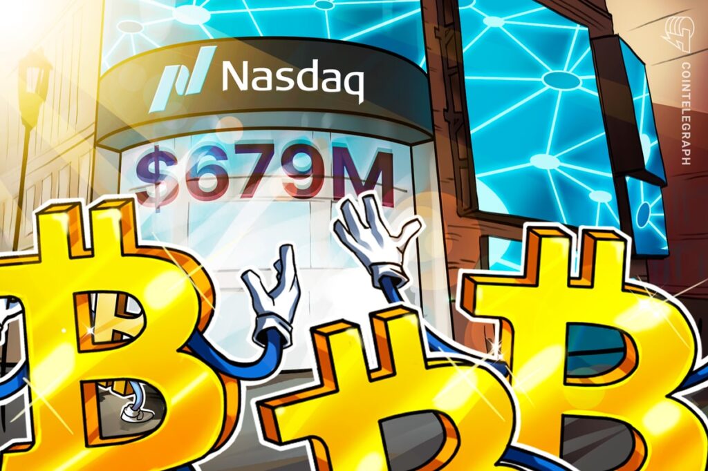 Nasdaq-listed KindlyMD acquires $679M Bitcoin in first Treasury Investment