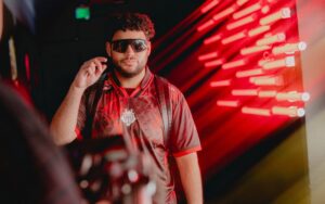 G2's Valyn posing for the camera at VCT