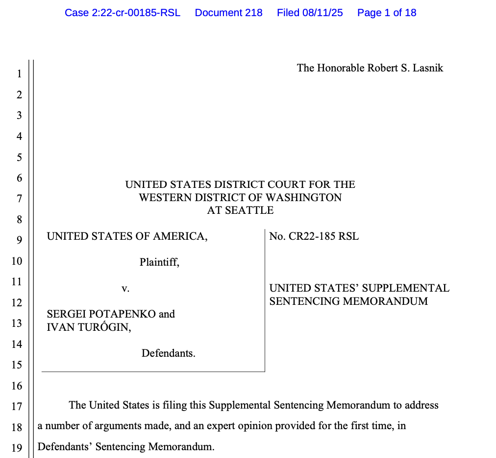 Washington, Court, Crimes, Hashflare