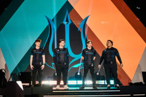 Vancouver Surge on stage at Esports World Cup 2025