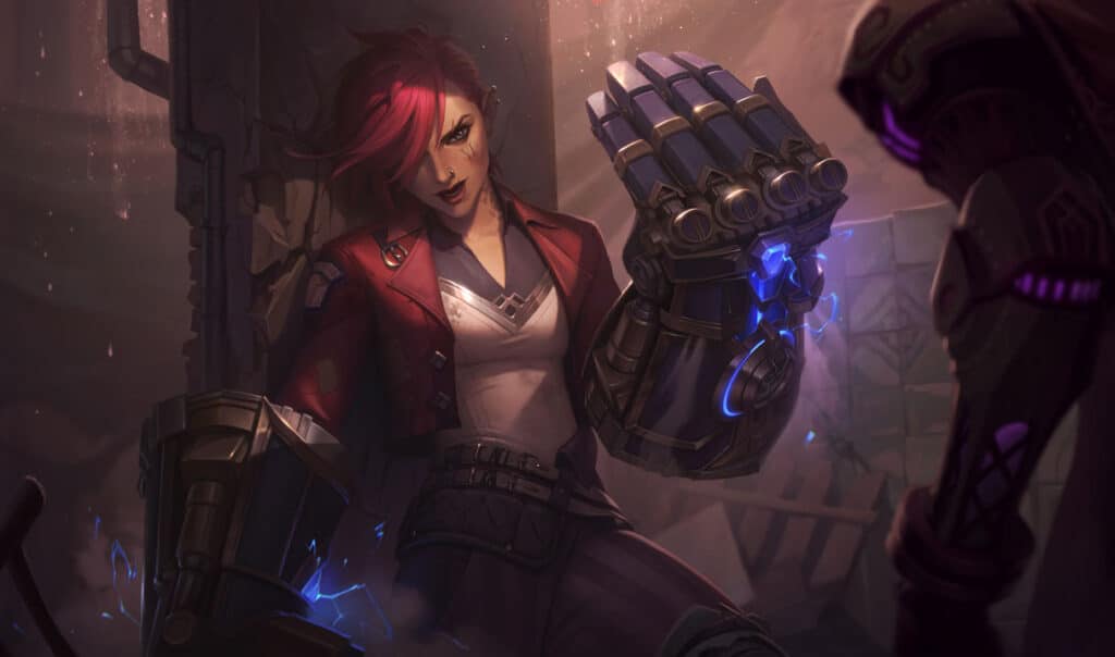 Vi Arcane Undercity skin artwork in League of Legends