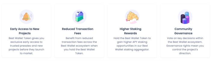 best wallet token benefits.