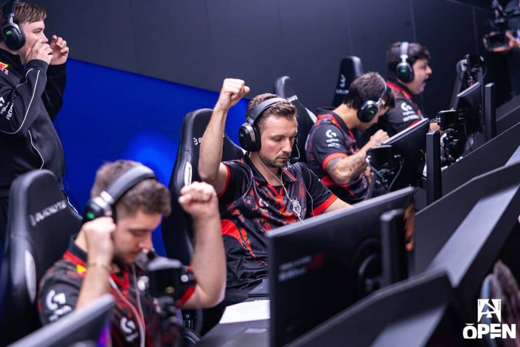 Image of G2 Esports competing at BLAST Open London CS2 event