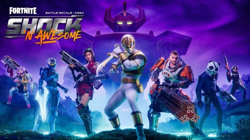 Fortnite Shock N’ Awesome season with Power Rangers and allies