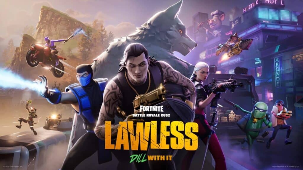 Fortnite Lawless season with Sub-Zero and new outlaw theme