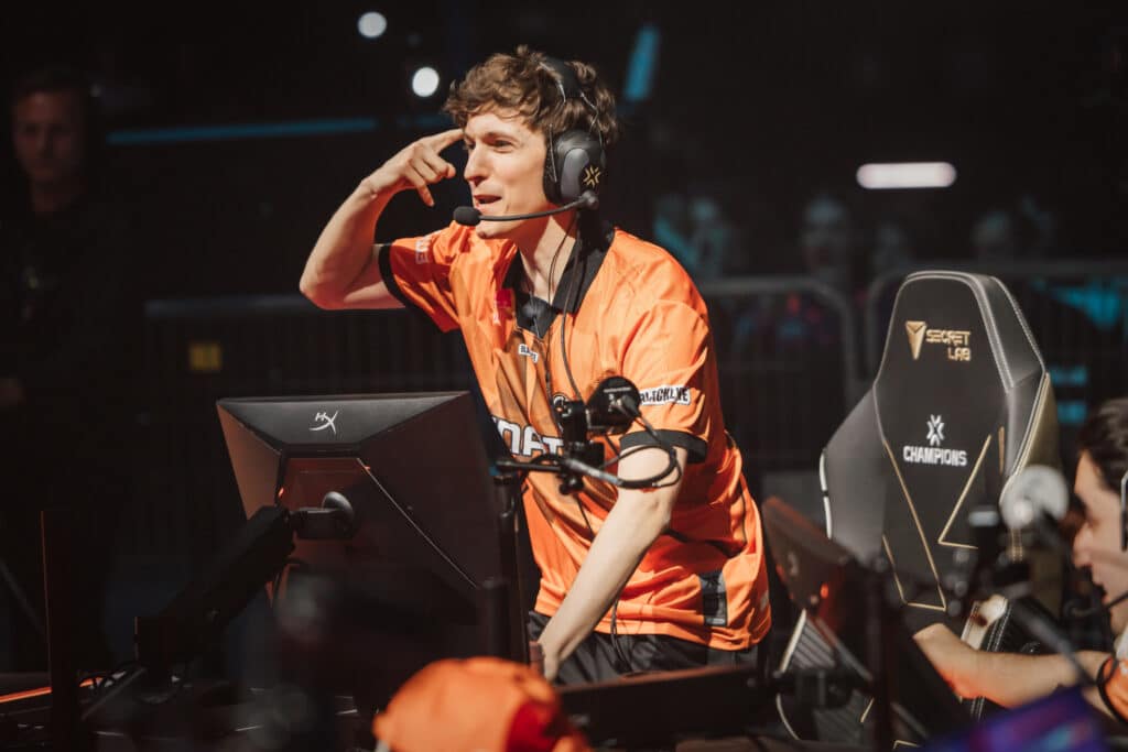Fnatic's Boaster at VALORANT Champions 2025