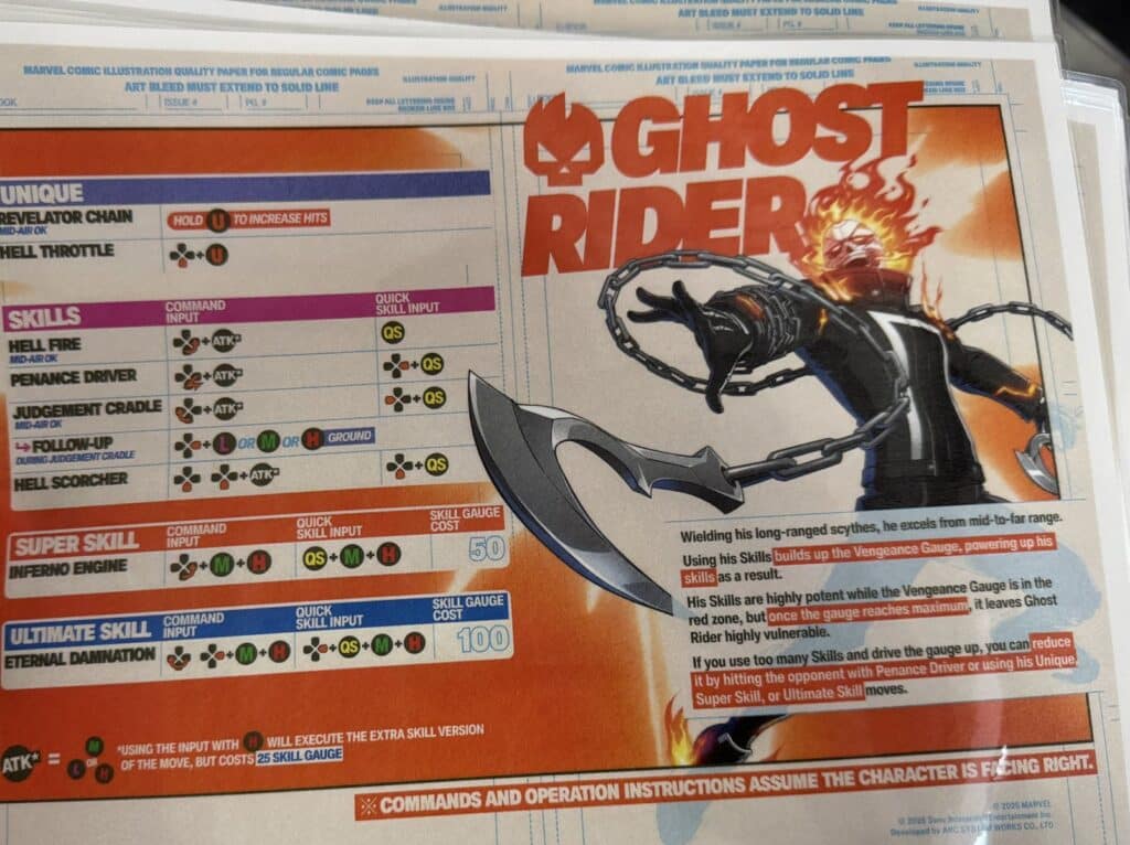 ghost rider moves