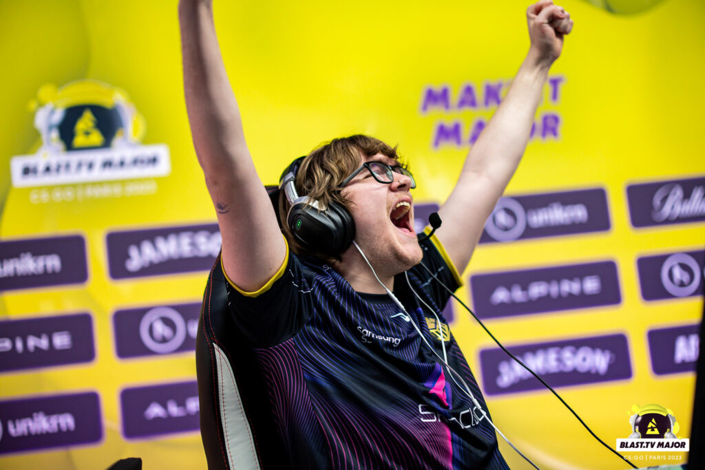 CYPHER celebrating at BLAST Paris Major