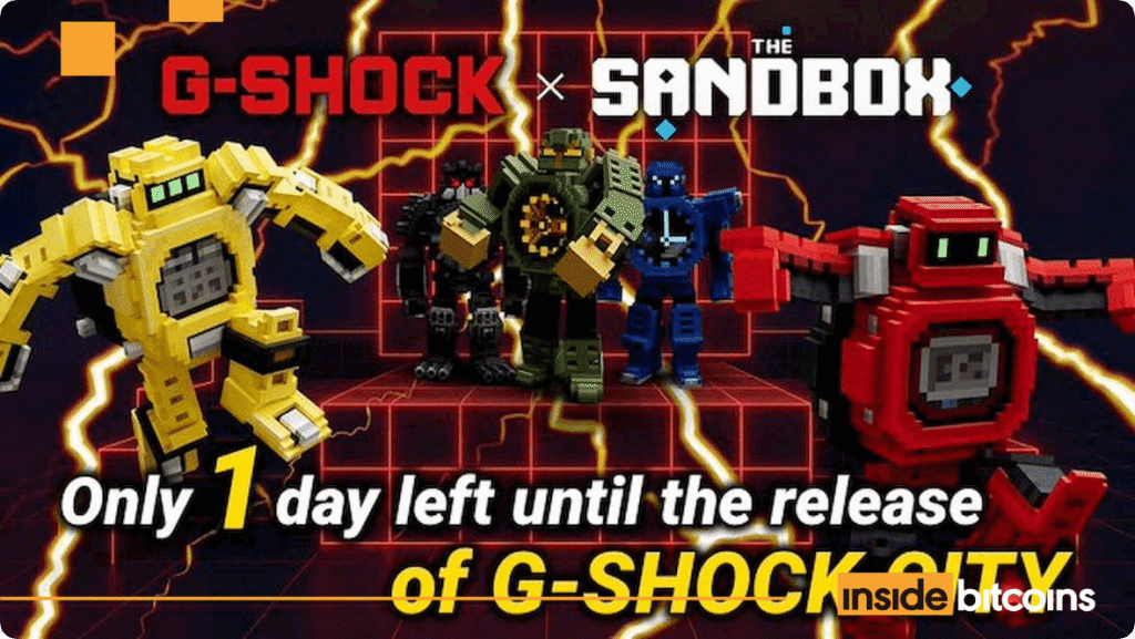 G-shock Set to Launch a City in the Sandbox Metaverse This Week
