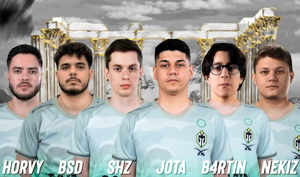 Gaimin Gladiators new CS2 roster