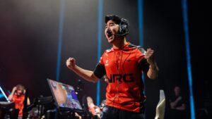NRG Celebrating a victory at Valorant Champions Paris