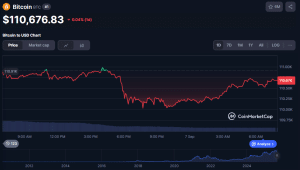 Bitcoin price chart