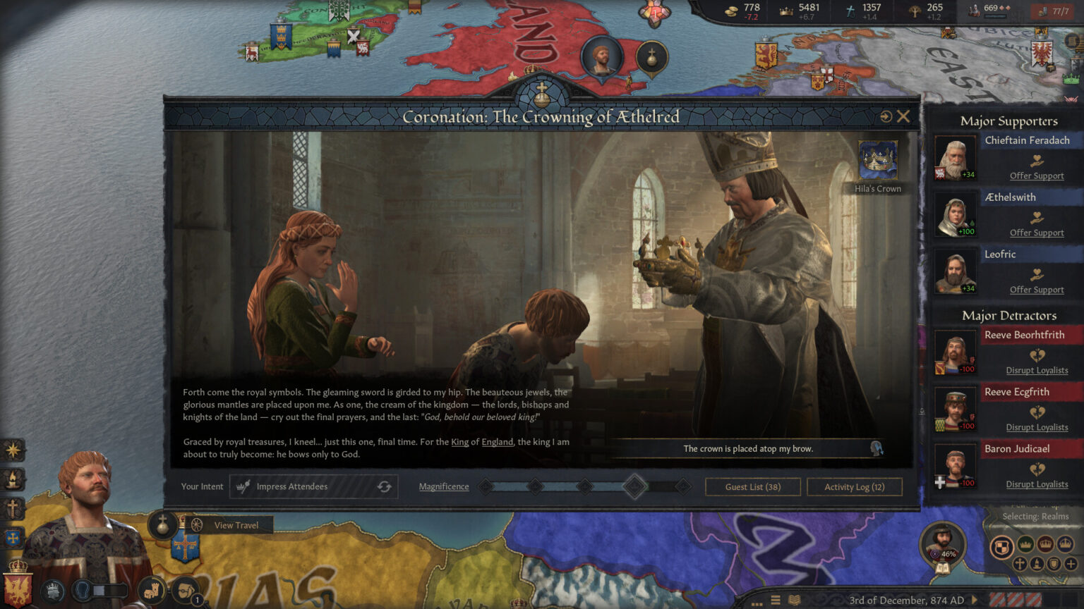 Rule with Majesty in Crusader Kings 3’s Coronations