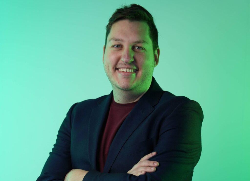 Grant Rousseau headshot after joining NIP Group from Team Falcons